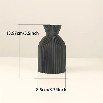 Elegant Plastic Vase | Boho Chic Decorative Centrepiece for Home, Office, and Living Room