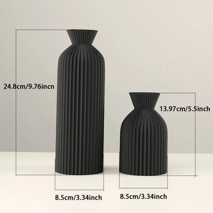 Elegant Plastic Vase | Boho Chic Decorative Centrepiece for Home, Office, and Living Room