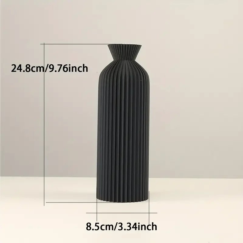 Elegant Plastic Vase | Boho Chic Decorative Centrepiece for Home, Office, and Living Room